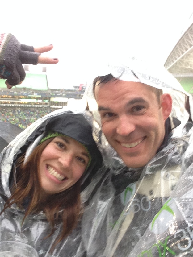 Sounders game with my good friend, B! Neither of us like soccer.